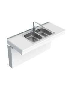 Granberg Wall Mounted Manual Sink Module 6380-ES30 - Centre, Choice of Widths 990-1590mm