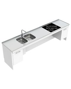 Granberg Sidelift 6400 Combi Kitchen Module 6400-ESHS4 SS, w/ CAB Left & Right - White, RAL 9003