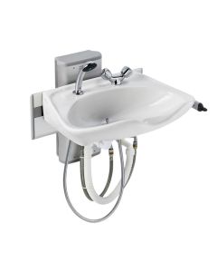 Armitage Shanks Salonex Hairdressing Kit with Lever Control, Manually Height Adjustable with Gas Cylinder - Wall