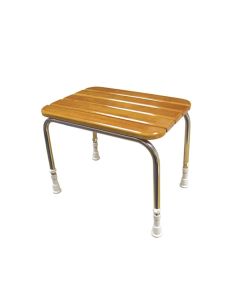 AKW Free Standing Wooden Slatted Stool