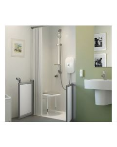 AKW - Heavy Duty Shower Curtain (Installed example)