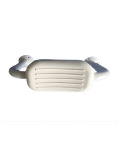 AKW - PU Padded Toilet Back Rest Rail - White