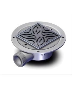 AKW Low Height Dry Waste with TF Tiled Floor Adaptor