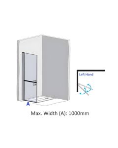 AWS Liberation LH Split Level Door - Custom Size (A) Min. 600, Max. 1000mm