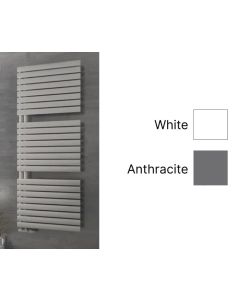 Eucotherm Nova Trium Ladder Towel Radiator - White and Anthracite finishes (Note: Valve not included)