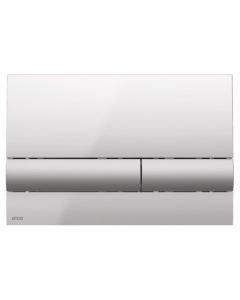 Alca Flush Plate Basic, Pre-Wall Installation Systems - Chrome Polished/matt