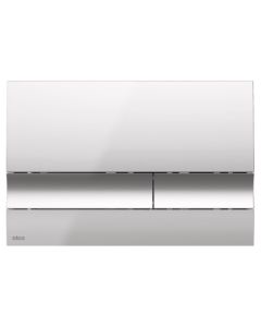 Alca Flush Plate Basic, Pre-Wall Installation Systems - Chrome Polished
