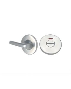 New-Star 60mm Bar Thumb Turn and Release for a Disabled WC Door - Satin Stainless Steel