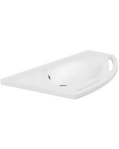Pressalit MATRIX ANGLE Washbasin, with Overflow, Right-facing - 1000x571mm