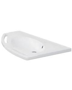 Pressalit MATRIX ANGLE Washbasin, with Overflow, Left-facing - 1000x571mm