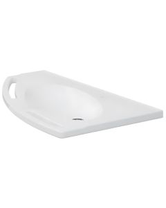 Pressalit MATRIX ANGLE Washbasin, without Overflow, Left-facing - 1000x571mm