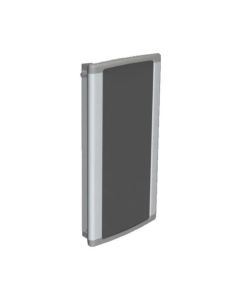 Pressalit PLUS Wall Track, Grooved, 210mm for Right Operated Support Arms - Anthracite Grey