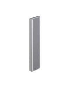Pressalit PLUS Wall Track, Grooved, 400mm for Right Hand Operated Support Arms - Anthracite Grey