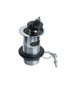 Chrome Plated Brass Waste with plug
