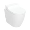 Geberit AquaClean Tuma Comfort WC Complete Solution, Floor-standing WC, Back-to-wall - White Glass