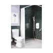 AKW Antibacterial Shower Curtain 2000x2000mm Drop (Installed example with 1x curtains)