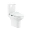 AKW Bidet Pack 1 - C/C Navlin WC, Raised Push Button Flush, Bidet Seat - OPT Ext. 3 to 5 Year Warranty