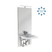 Granberg Manual Height Adjustable Washbasin BASICLINE 401-03-05 - Incl. Mixer Tap with 150 mm Lever - White