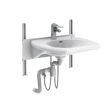 Granberg Manual Height Adjustable Washbasin - BASICLINE 403-03-05 - Incl. Mixer Tap with 150 mm Lever - White