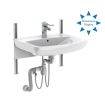 Granberg Manual Height Adjustable Washbasin - BASICLINE 403-11-05 - Incl. Mixer Tap with 150 mm Lever - White