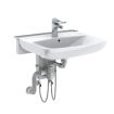 Granberg Manually Adjustable Washbasin with Gas Spring BASICLINE 406-11-05 - Incl. Mixer Tap with 150 mm Lever - White