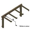 Ropox FlexiManual Height Adjustable Worktop Frame Assembly - 1000-2000mm Widths