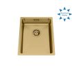 Granberg Ergosteel Trendline Gold PVD Coated Insulated Kitchen Sink EST-330-03 - 37.0 cm, Inc. Flexible Waste Kit
