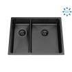Granberg Ergosteel Trendline Black PVD Coated Insulated Kitchen Sink EST-53KH-02 - 57.8 cm, Inc. Flexible Waste Kit