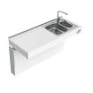 Granberg Wall Mounted Motorised Sink Module 6300-ES20 - Right, Choice of Widths 790-1590mm