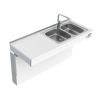 Granberg Wall Mounted Motorised Sink Module 6300-ES30 - Right, Choice of Widths 990-1590mm
