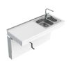 Granberg Wall Mounted Cranked Sink Module 6350-ES20 - Right, Choice of Widths 790-1590mm