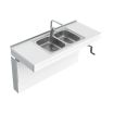 Granberg Wall Mounted Cranked Sink Module 6350-ES30 - Centre, Choice of Widths 990-1590mm