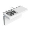 Granberg Wall Mounted Manual Sink Module 6380-ES20 - Left, Choice of Widths 790-1590mm