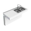 Granberg Wall Mounted Manual Sink Module 6380-ES30 - Right, Choice of Widths 990-1590mm