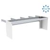 Granberg Height Adjustable Kitchen Island, Centerlift 6490 - White