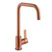 Deva Ashworth Sink Mixer - Copper Finish