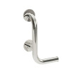 AWS Regent 300x170mm - 35mm Dia. Stainless Steel Grabrail with Toilet Roll Holder - Left Hand - Mirror Polish Finish