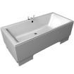 Renaissance Bariatric Excel 400 - 1900x900mm Height Adjustable Bath, Hoist Panel - Centre Waste (Tap shown, optional extra)