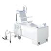 Renaissance Excel 600 Height Adjustable Bath with Powered Swing Detachable Transporter Seat (Right Hand version shown)
