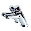 Inta Non-concussive Washbasin Mounted Contemporary Taps (Pair)