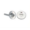 New-Star 60mm Bar Thumb Turn and Release for a Disabled WC Door - Satin Stainless Steel