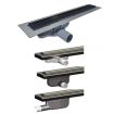 Purusline Living 800mm Linear Drain, Black Frame & Tile Insert - Outlet Choice