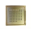 Purus SS PVD Coated Chess Design Grid for Tiled Floors, 155x155mm - Brushed Brass