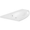 Pressalit MATRIX ANGLE Washbasin, with Overflow, Right-facing - 1000x571mm
