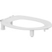 Pressalit Toilet Seat Dania without Cover, 50mm Raised - White