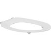Pressalit Toilet Seat Dania without Cover, Extra Strong Crossbar Hinge (D92) - White