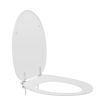 Pressalit Toilet Seat Dania with Cover, Universal Hinge (B83) - White
