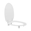 Pressalit Toilet Seat Dania with Cover, 50mm Raised, Inc. Splashguard - White