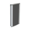 Pressalit PLUS Wall Track, Grooved, 210mm for Right Operated Support Arms - Anthracite Grey
