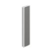 R9873112 - Pressalit PLUS Wall Track, 400mm, Left-Grooved, for Vertical Mounting